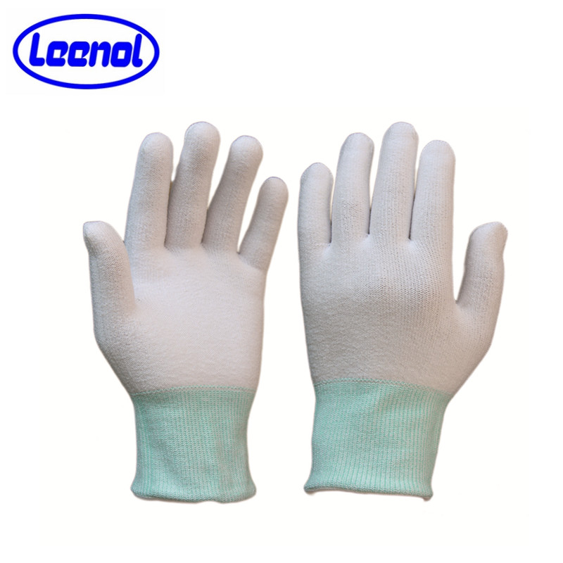 LN-1588005P Gants en nylon industriels blancs pour gants d'atelier