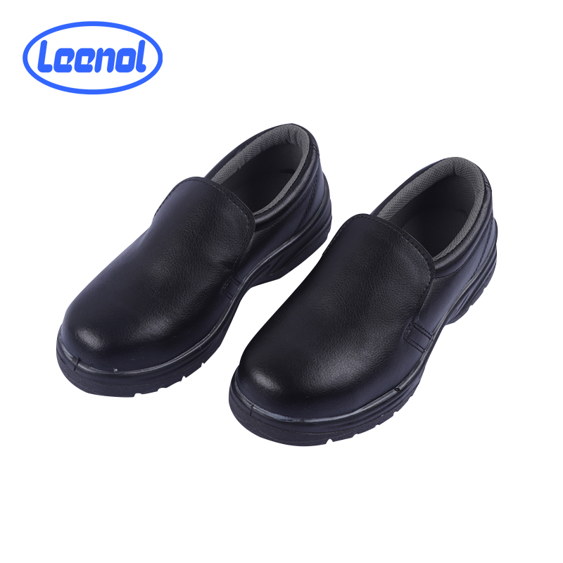 Chaussures de travail Leenol Safety avec bout en acier et semelle en acier pour salle blanche