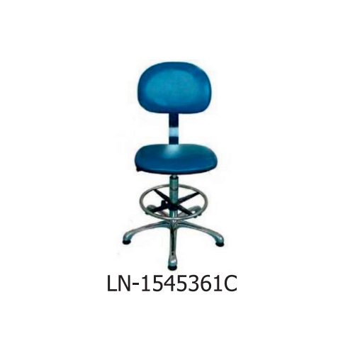 Chaise de laboratoire en cuir ESD antistatique avec roues