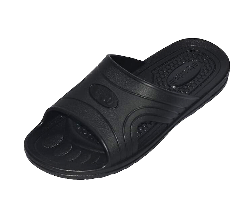Chaussures antistatiques noires Leenol pour pantoufles ESD confortables pour salle blanche