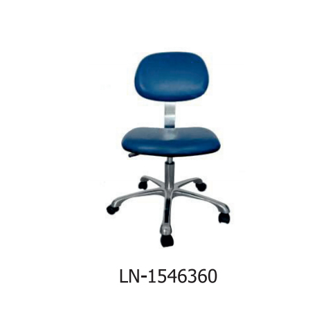 Chaise ESD réglable pivotante en acier inoxydable de laboratoire